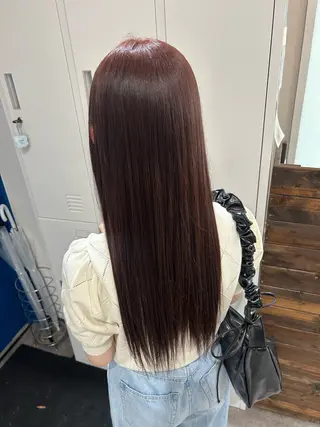 ロング カラー パドトロワ所属・pasdetrois 遠藤愛奈のヘアスタイル