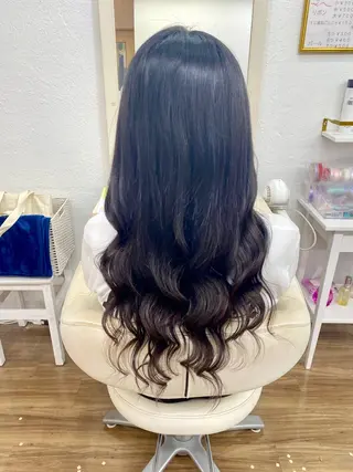 ロング GLOSS 心斎橋 山上のヘアスタイル