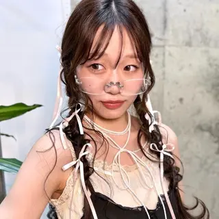 ロング カラー souco/ moenoのヘアスタイル