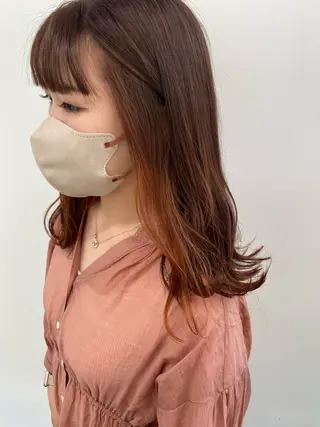 セミロング カラー 🌼ハイライト透明感 🌼maiのヘアスタイル