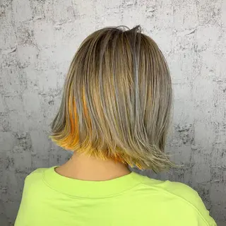 ミディアム カラー 似合わせカット🌿 前川のヘアスタイル