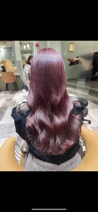 ロング MASHU韓国ヘア/ レイヤー/透明感カラのヘアスタイル