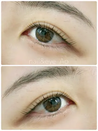 メンズ マツエク・マツパ nail&eye Aoのマツエク・マツパデザイン