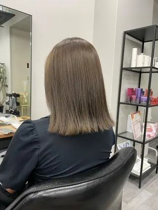 セミロング カラー CHORD 四条河原町駅店　髪質改善&韓国風&ハイトーンカラー所属・けいと髪質改善 全年齢リピート多数のヘアスタイル
