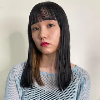 ロング カラー ホリケ アオイのヘアスタイル