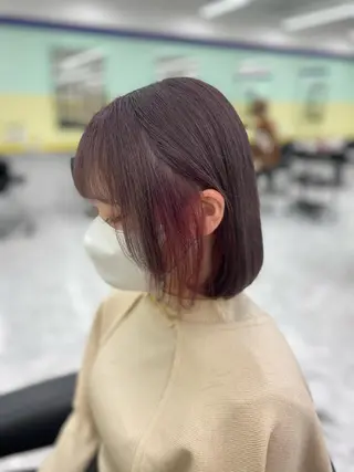 ミディアム カラー パーマ ヘアアレンジ メンズ キッズ ネイル マツエク・マツパ アイブロウ linette所属・🐩推し活🐩 FUTABA🍒のヘアスタイル