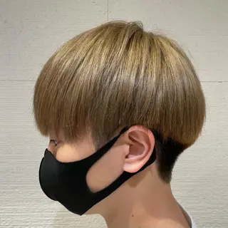 ショート カラー メンズ 【メンズ縮毛矯正】 田中秀斗のヘアスタイル