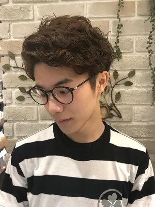 パーマ メンズ 小顔カット得意🌟 岩渕麻由のヘアスタイル