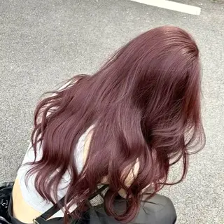 ロング カラー ONYX 表参道所属・表参道/ハイライト 髪質改善ストレートのヘアスタイル