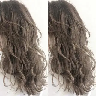 ロング カラー パーマ ヘアアレンジ tocca所属・毎月通える価格♪ 杉本真基のヘアスタイル