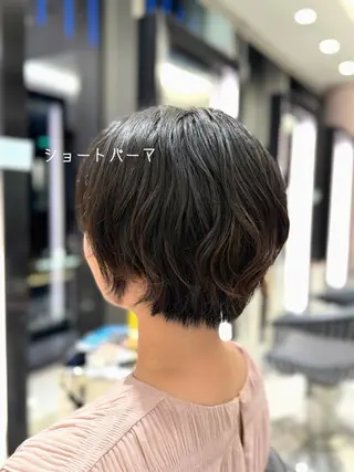ショート パーマ ミディアムカット✂︎ 🌻ゆりな🌻のヘアスタイル