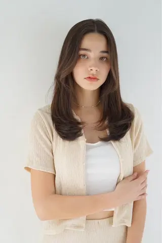 ロング カラー ヘアアレンジ 無料カットモデル‪✨ ✂️Nanami🌷のヘアスタイル