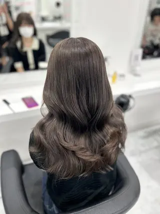 カラー 透明感カラー🍨🪞 ruriha🤍のヘアスタイル