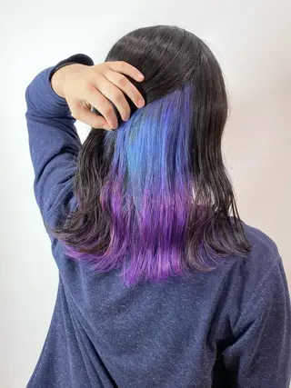 ミディアム カラー  渡部 妃月のヘアスタイル