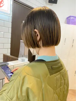 ショート ボブとパーマの達人 美容室難民の方は是非のヘアスタイル