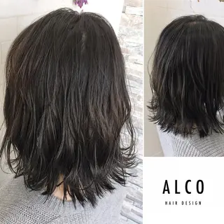 ミディアム カラー ワタイショウタ 髪質改善✨眉毛サロンのヘアスタイル