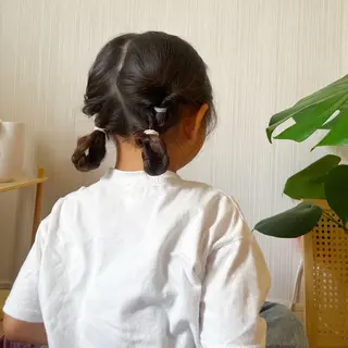 ヘアアレンジ キッズ miku🎀門前仲町 ブリーチ・レイヤーのヘアスタイル
