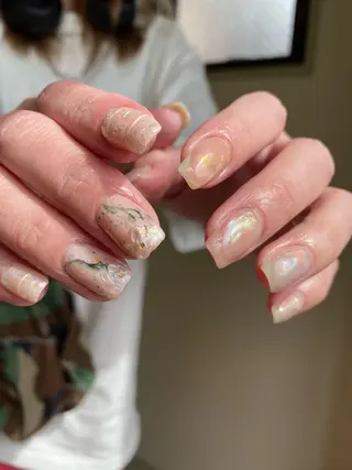 ネイル 草加ニュアンスネイル 🌚hersのネイルデザイン