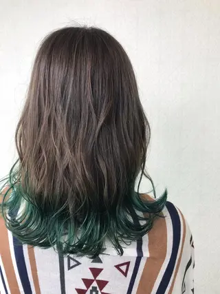 ミディアム カラー 豊田 恭平のヘアスタイル