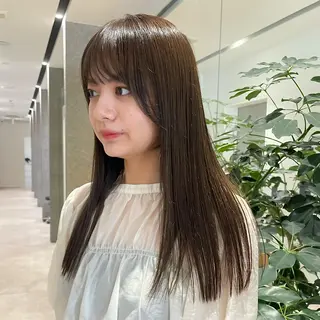 ロング カラー ベージュ🤎透明感 カラー🤎anriのヘアスタイル