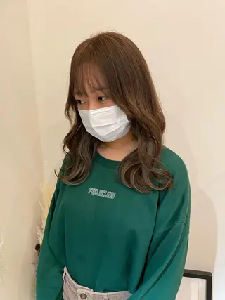 セミロング カラー 林 慧悟のヘアスタイル