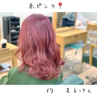 ミディアム カラー 前田 健太のヘアスタイル