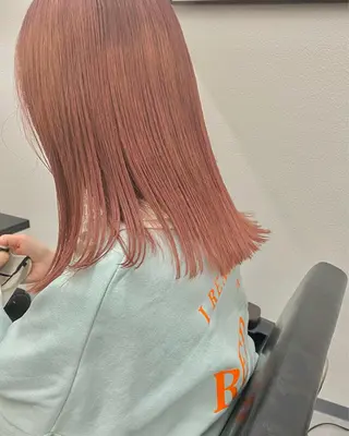 セミロング カラー 似合わせカラーパーマ 🌿kitin米川のヘアスタイル