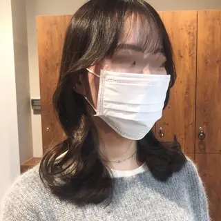 ミディアム 韓国ヘア 🇰🇷 RUKA 🩵🤍のヘアスタイル