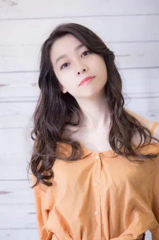 ロング カラー パーマ ヘアアレンジ メンズ キッズ Lauburu渋谷 officialのヘアスタイル