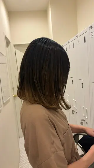 ミディアム よこやま なぎさのヘアスタイル