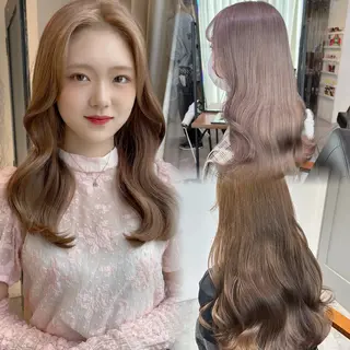 セミロング ヘアアレンジ ハルカ🎀グレージュ /マツエクꨄ︎のマツエク・マツパデザイン