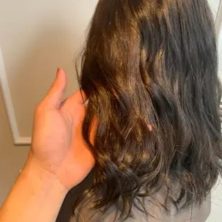 セミロング カラー シールエクステ/渋谷 /ギャル/LIALAのヘアスタイル
