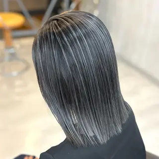 ミディアム 🇺🇸ハイライト 🌵satsukiのヘアスタイル