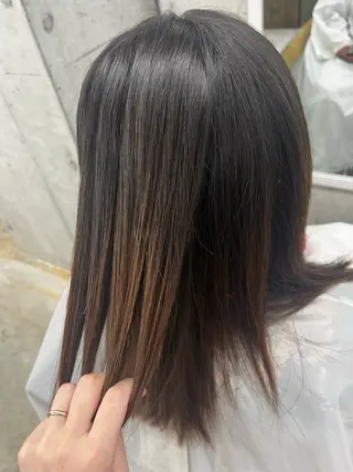 ロング ラフィスヘアードープ所属・👑髪質改善wカラー /ハイトーン/アユカのヘアスタイル