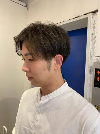 ショート メンズ おしゃれパーマ メンズ特化/みーまんのヘアスタイル