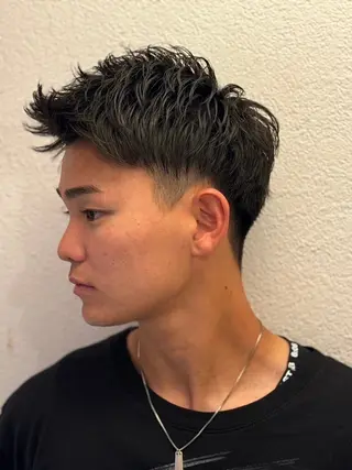 ショート メンズ 甲斐 心のヘアスタイル