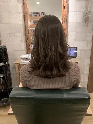 ミディアム カラー SALOWIN(サロウィン)広島並木通り所属・田村和範/似合わせ カラー/縮毛矯正のヘアスタイル