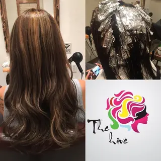 カラー Hair salon The hiveのヘアスタイル