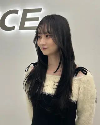 ロング ♡くすみトレンド ♡Rikutoのヘアスタイル