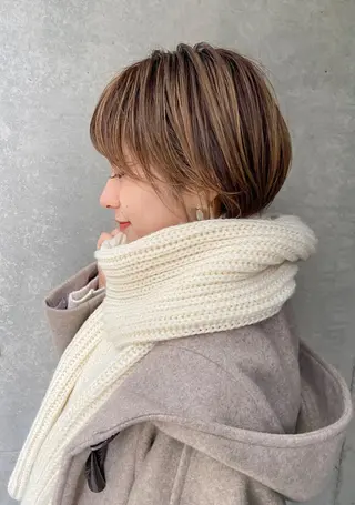 ショート 銀座/似合わせカット 🤍美月のヘアスタイル