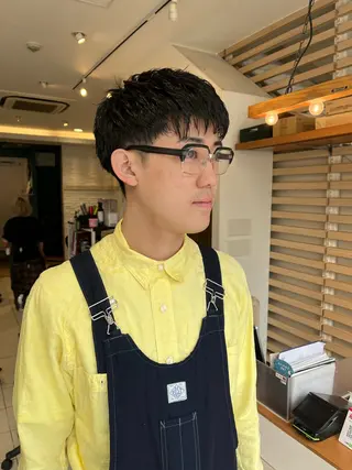 ショート メンズ dao/ミルクティー /ブラウン/ブロンドのヘアスタイル