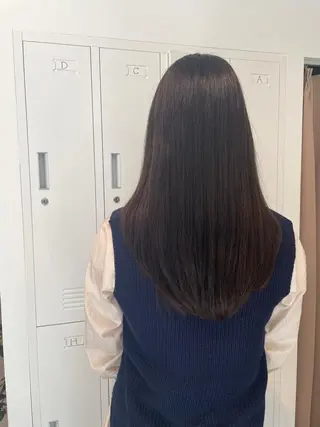 ロング 酒見 里奈のヘアスタイル