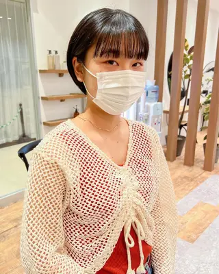 ショート 韓国風デザイン 💐MIZUKI💐のヘアスタイル