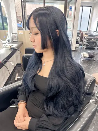 ロング 末永 もものヘアスタイル