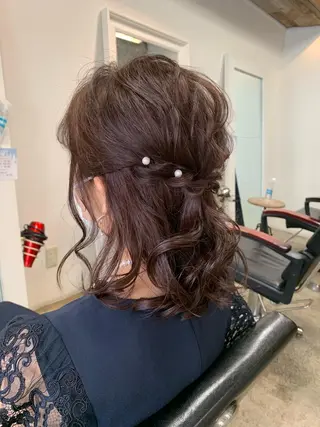 ミディアム 似合わせレイヤー カット/KANNAのヘアスタイル