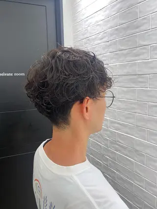 パーマ メンズ 銀座/髪質改善/韓国 カラー🍓原田侑依のヘアスタイル