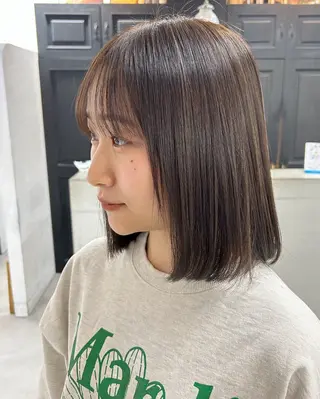 ショート カラー 🫐寒色系カラー 🫐ヤマナカリリカのヘアスタイル