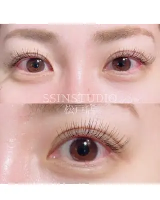 マツエク・マツパ まつ毛パーマ＆眉毛サロン SSIN STUDIO松戸店所属・SSINSTUDIO 松戸店のマツエク・マツパデザイン