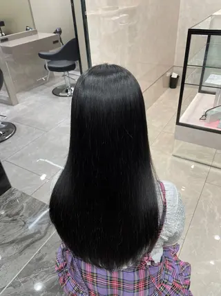 ロング ハルキミナトジャパン所属・藤田優介 [大宮/縮毛矯正]のヘアスタイル