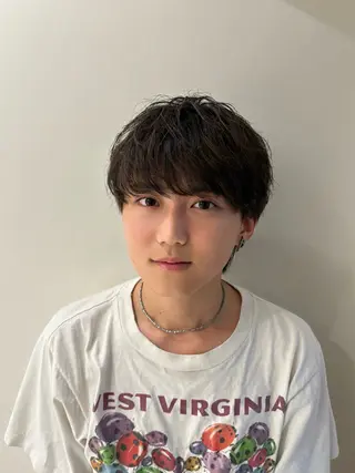 ショート カラー メンズ メンズ特化型美容師 玲弥のヘアスタイル